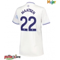 Camiseta Aston Villa Ian Maatsen #22 Tercera Equipación para mujer 2025-26 manga corta